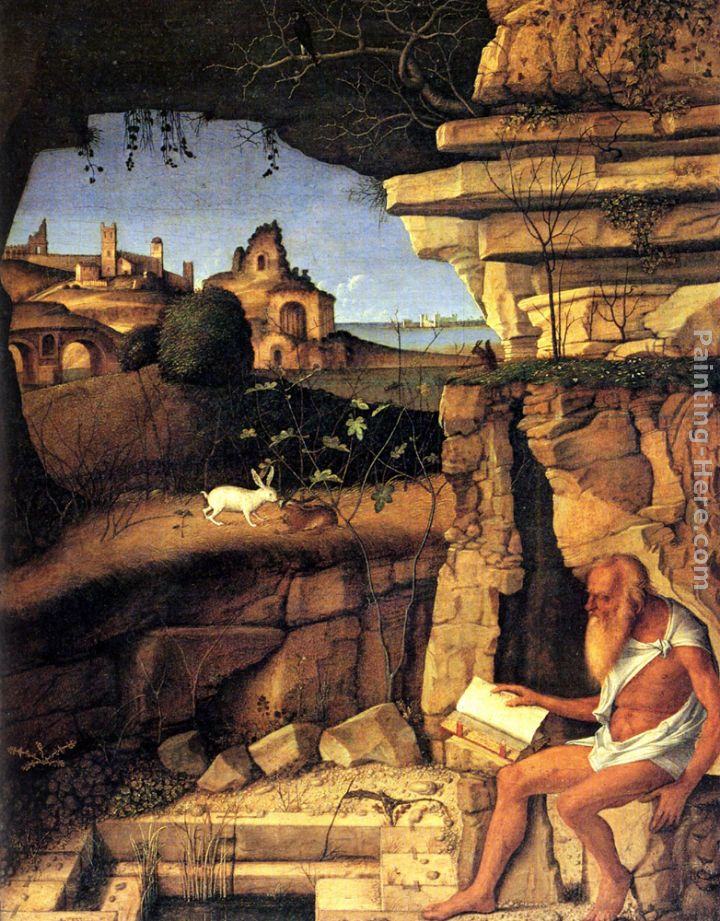 Giovanni Bellini Saint Jerome Reading